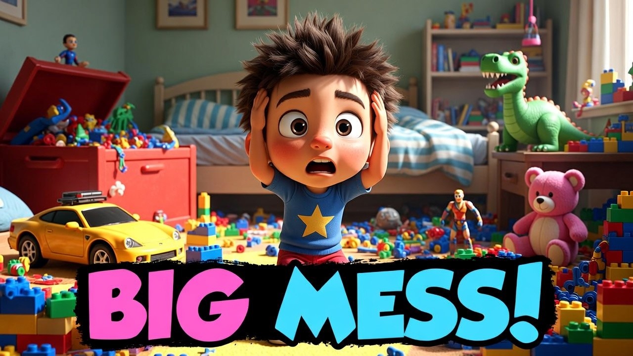 Leo’s BIG Mess! Learning Responsibility in 3D Cartoon Adventure