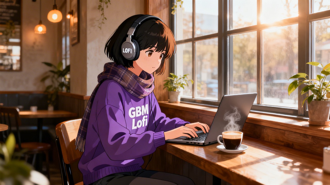 Warm Morning Café Lofi ☀️ Chill Beats to Study & Work