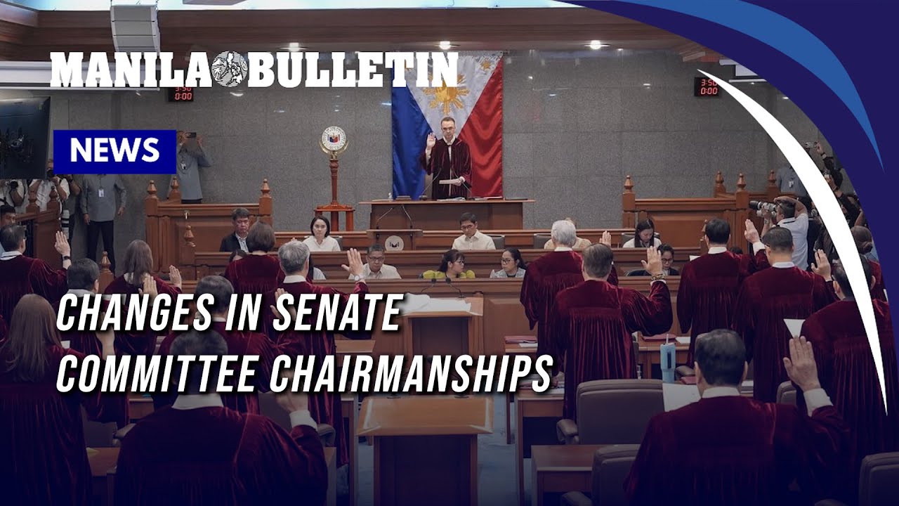 Changes in Senate committee chairmanships