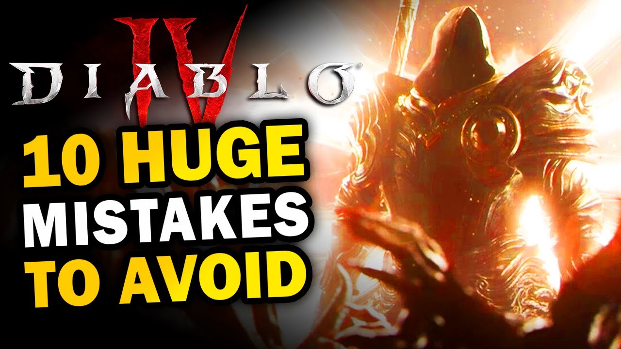Don't Make These Huge Mistakes as a New Player! ( Diablo 4 )