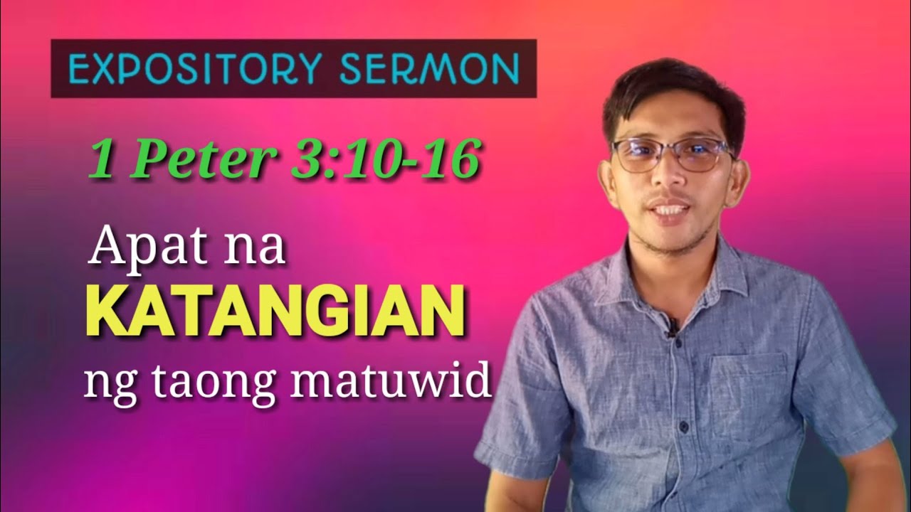 ANG KATANGIAN NG TUNAY NA MATUWID