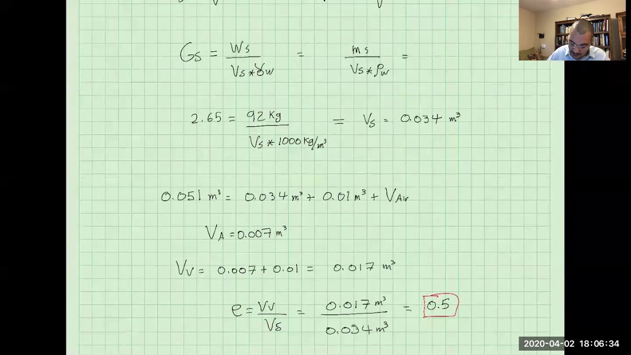 Civil FE Exam Geotechnical Engineering- Phase Relationships example problems.