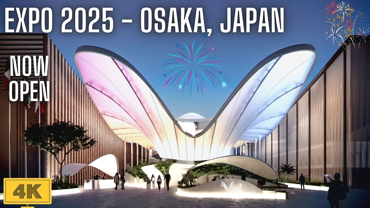Expo 2025 Osaka, Japan: Your Exclusive First Look at the Future Unveiled! EXPO 2025 Now Open | 4K