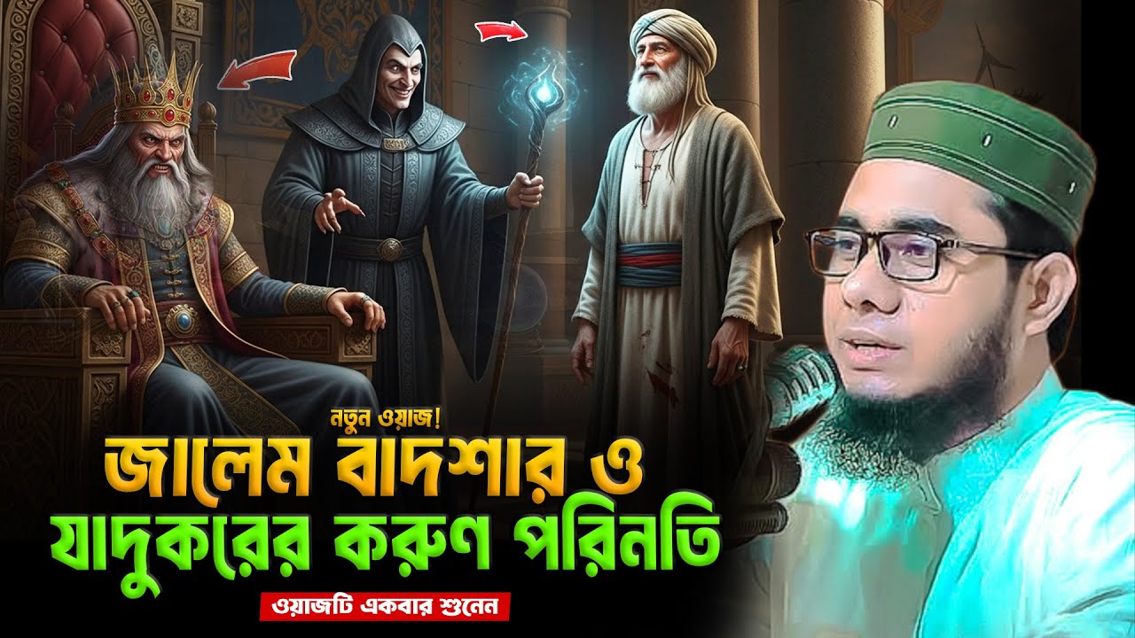 জালেম বাদশা ও যাদুকরের করুন ঘটনা শাহিদুর রহমান মাহমুদাবাদী ওয়াজ ২০২৫ shahidur Rahman mahmudabadi waz
