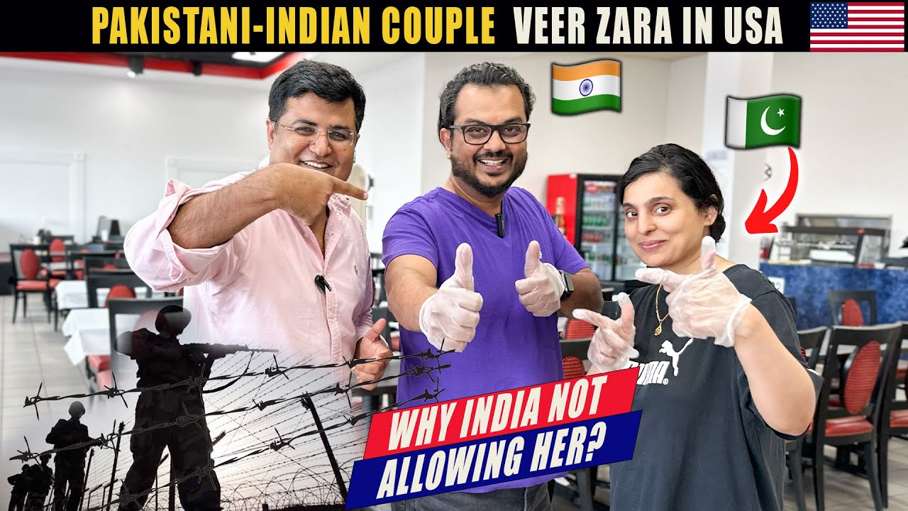 Indian-Pakistani couple’s life in America 🇵🇰🇮🇳| VEER ZARA ❤️| ప్రేమ కథ.
