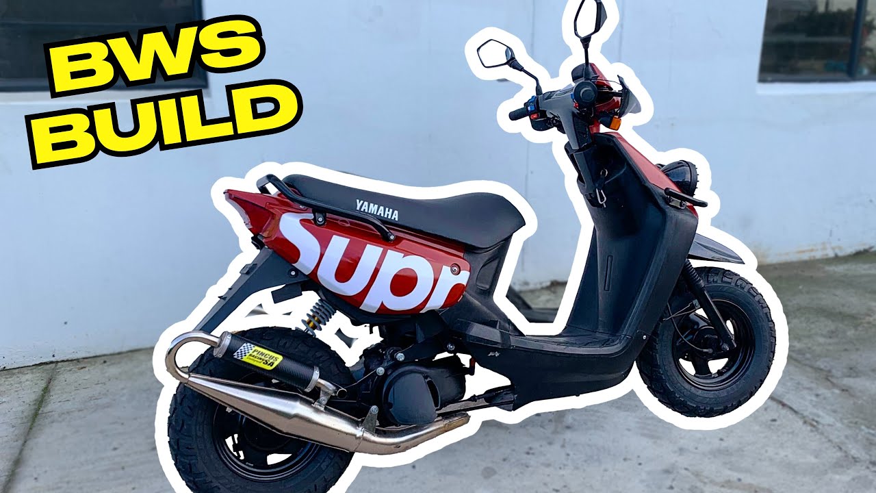 Big modifications for this Yamaha BWS 100
