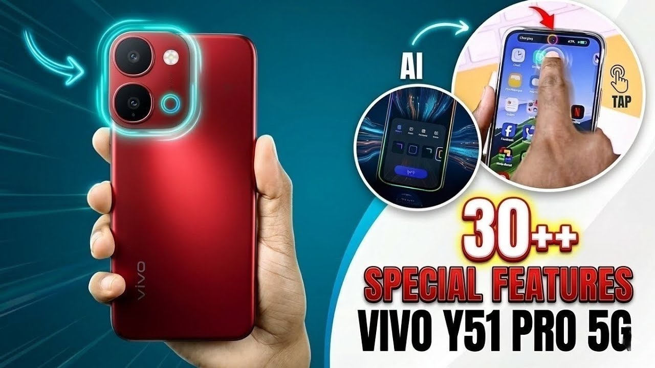 Vivo Y51 Pro 5G Tips And Tricks 🔥NEW🔥 Top 30+ Special Features | vivo y51 pro