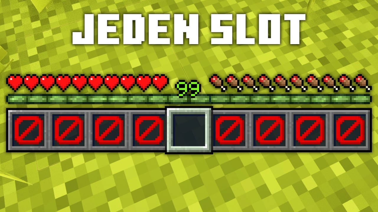 CZY DA SIĘ PRZEJŚĆ MINECRAFTA z JEDNYM SLOTEM...?