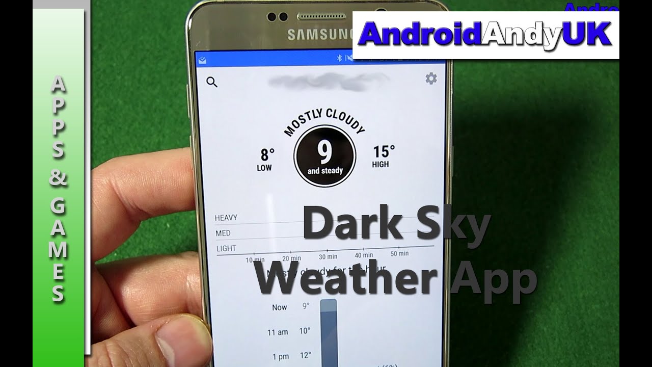 Dark Sky Hyperlocal Weather Android App