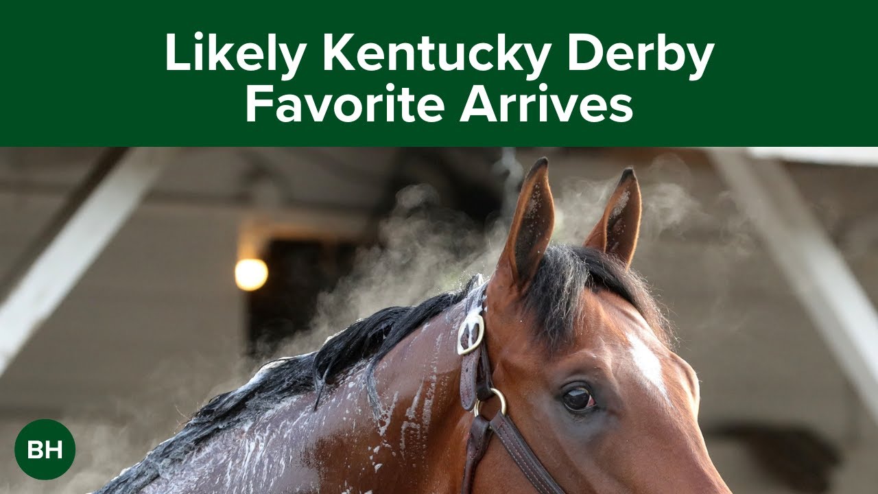 The Expected Kentucky Derby Favorite, Journalism, Arrives at Churchill Downs