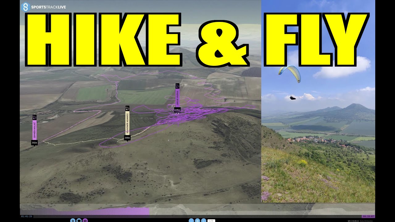 Paragliding Raná - Mistrovství ČR v Hike & Fly (25.5.2024)