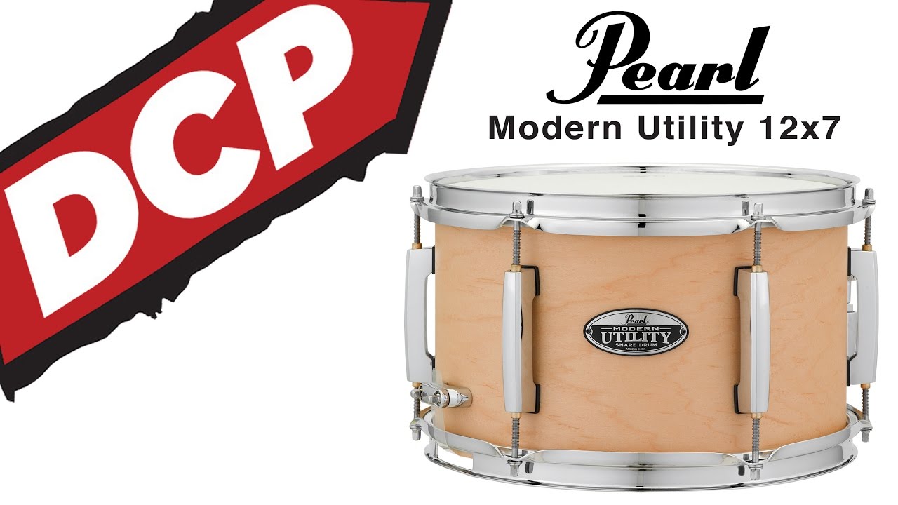 Видеодемонстрация барабана Pearl Modern Utility Maple Snare Drum 12x7.