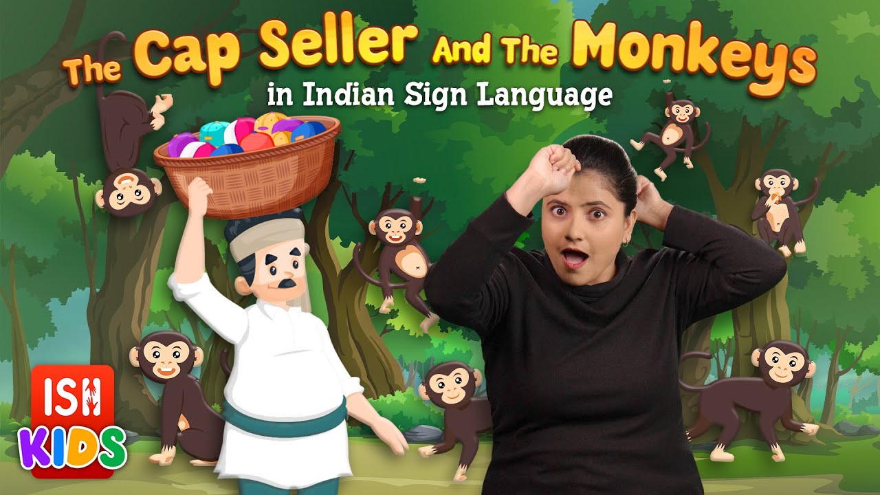 A Capseller and the Monkeys in ISL | ISH Kids