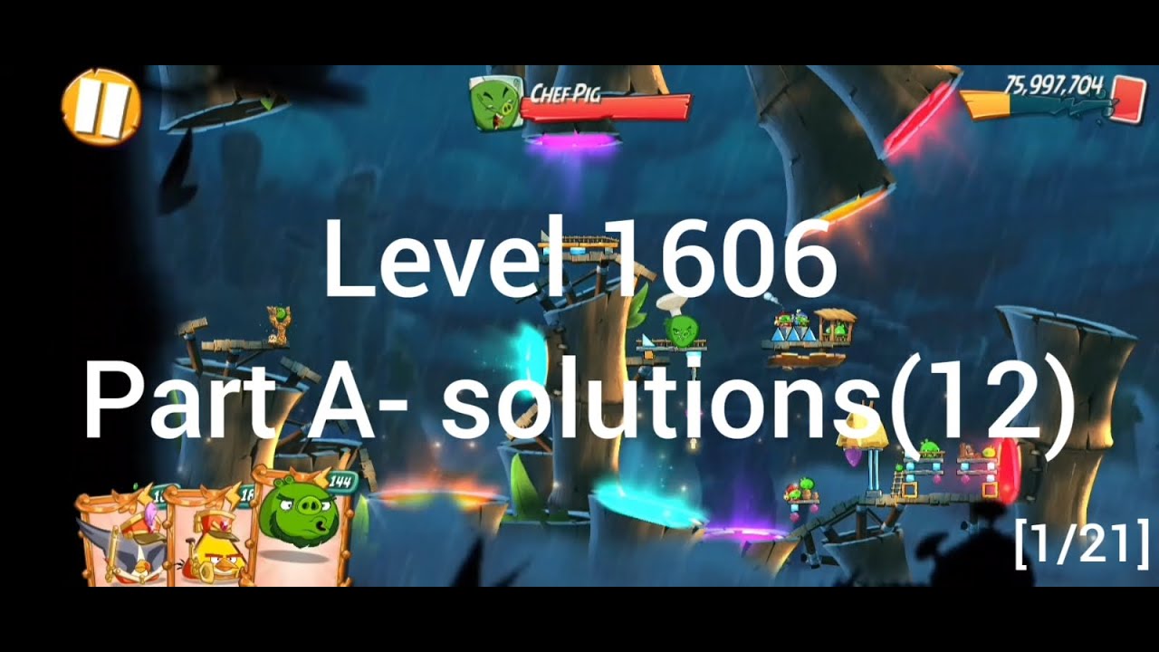 Angry Birds 2 level 1606 [New]