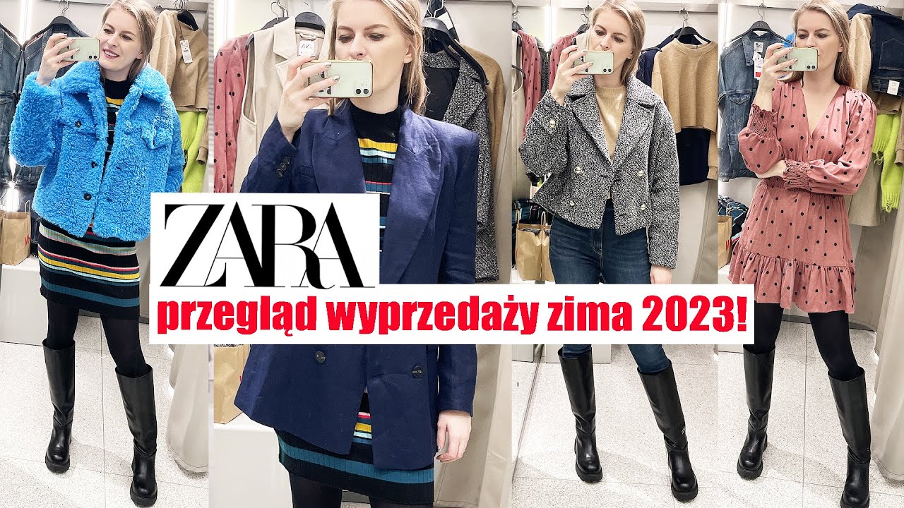 WYPRZEDAŻOWE ŁOWY! 😍 ZARA PRZEGLĄD I MIERZYMY ZIMA 2023