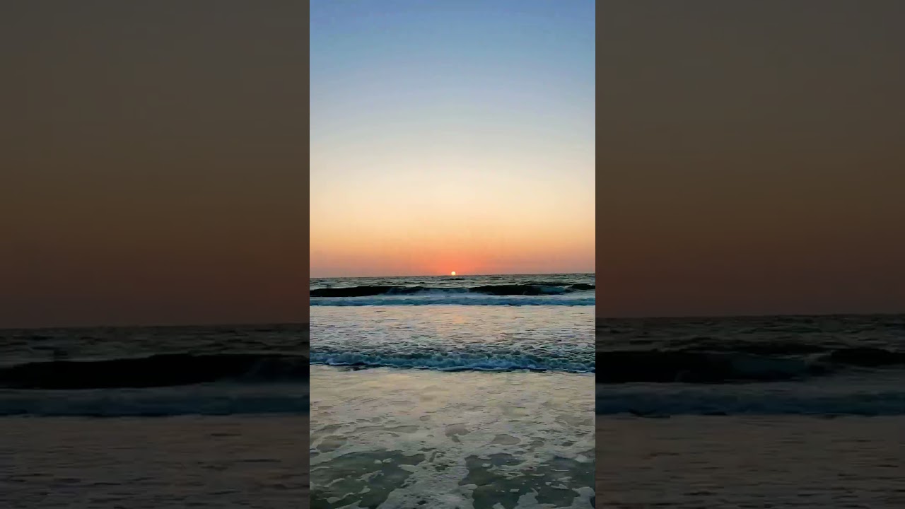 Sunset in Kodi Beach #travel #ytshorts #trending #viral #waves #sunset #beach