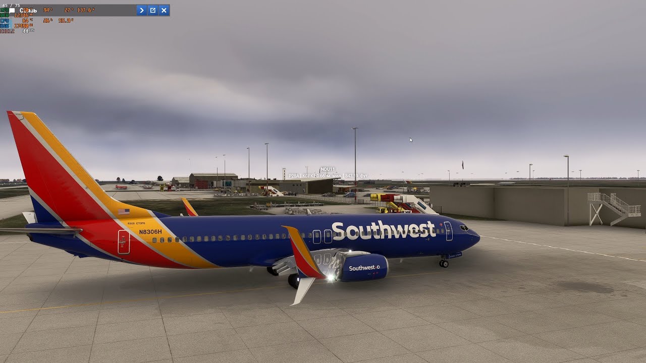 MSFS 2024. PMDG 737-800. KGFK(Grand Forks Airport) - KBHM(Birmingham–Shuttlesworth Airport)