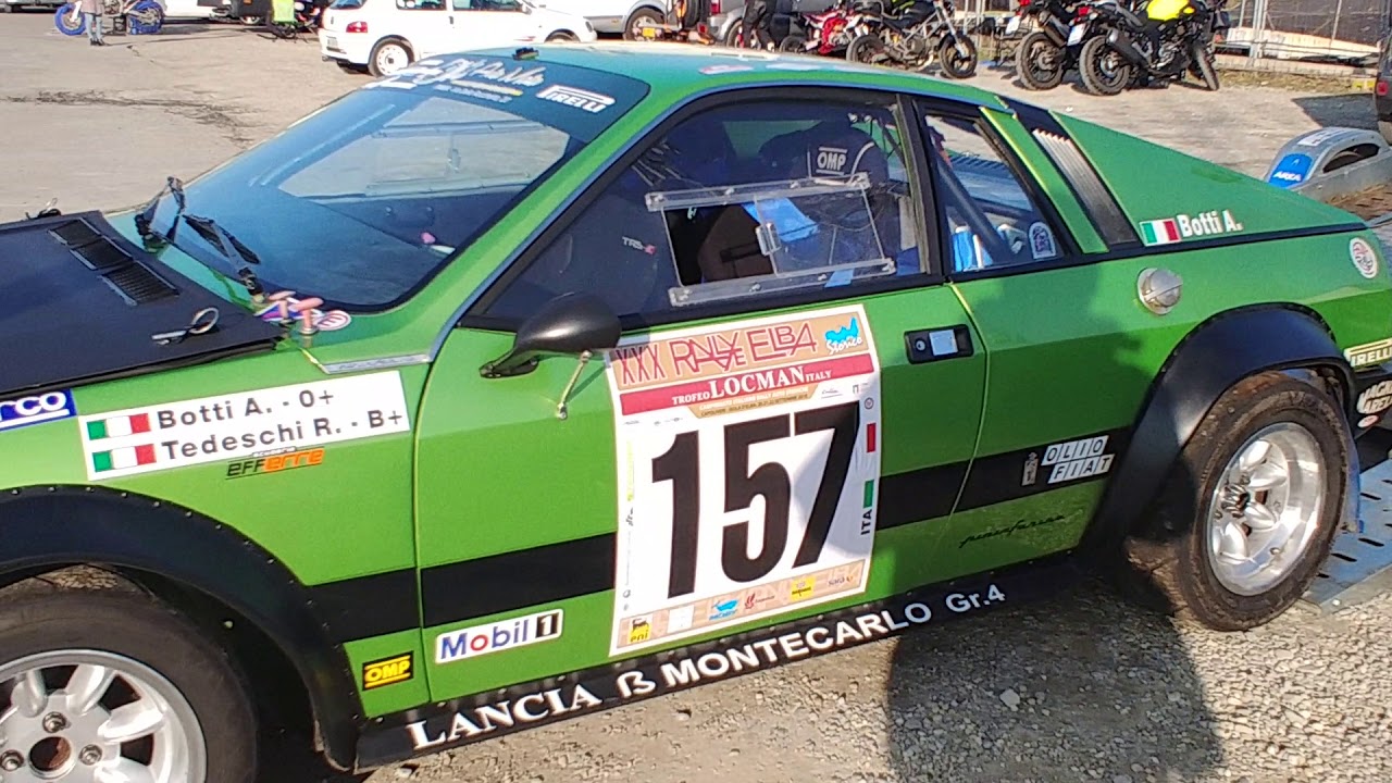 Bellissima Lancia Beta Montecarlo gr.4 al Castelletto Circuit 17 febbraio 2019