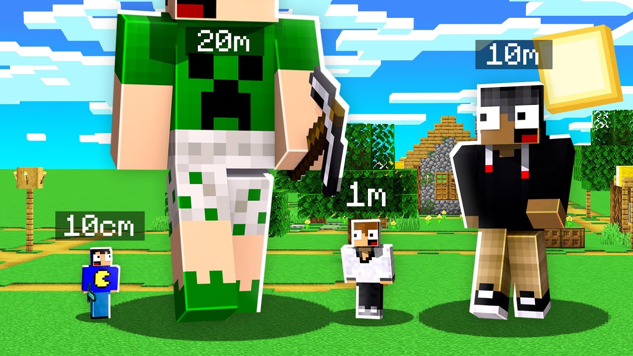 temos ALTURAS ALEATÓRIAS no MINECRAFT