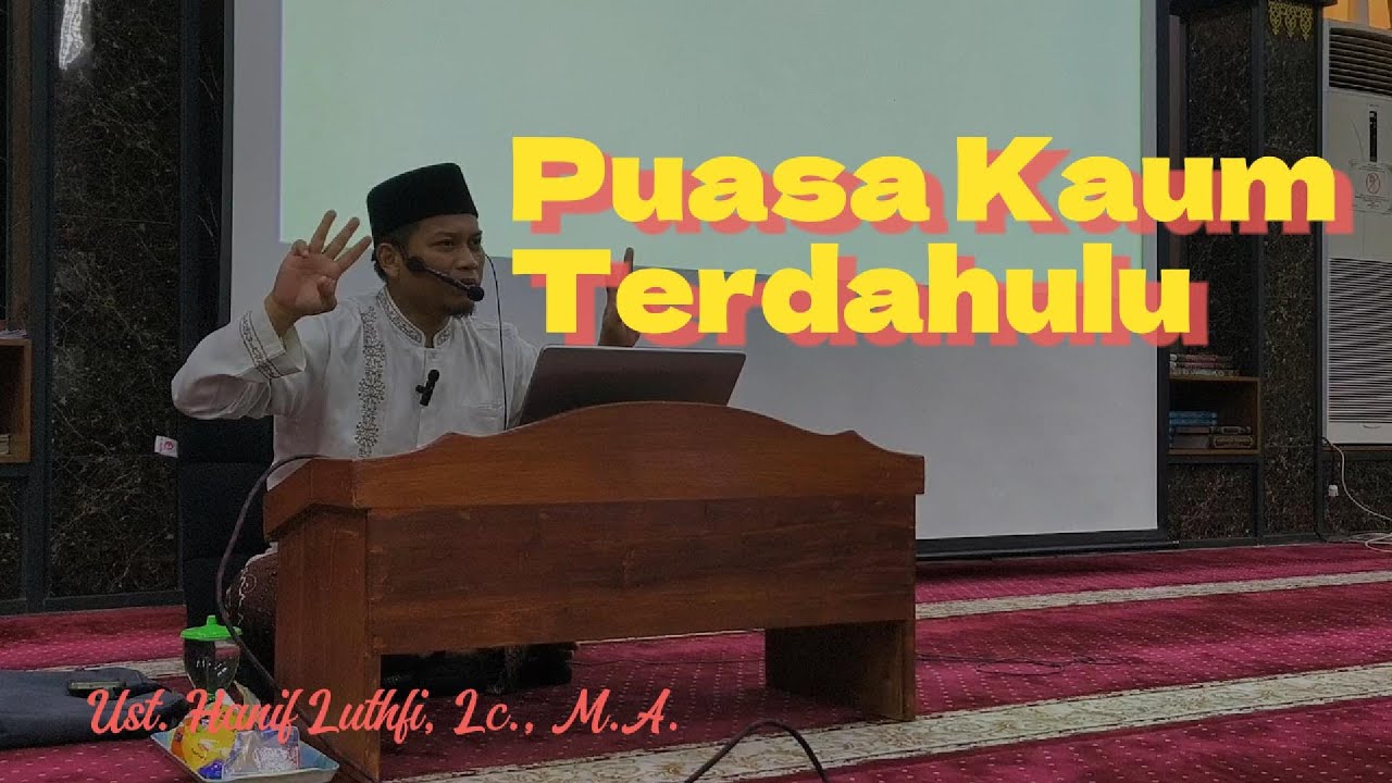 PUASA KAUM TERDAHULU