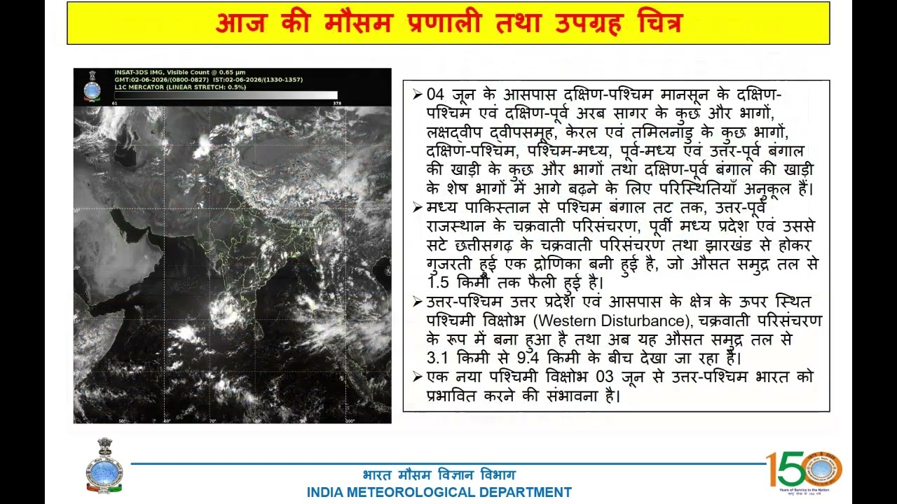 Bihar State Weather Discussion | Bihar Weather Update 02nd June 2026 📢