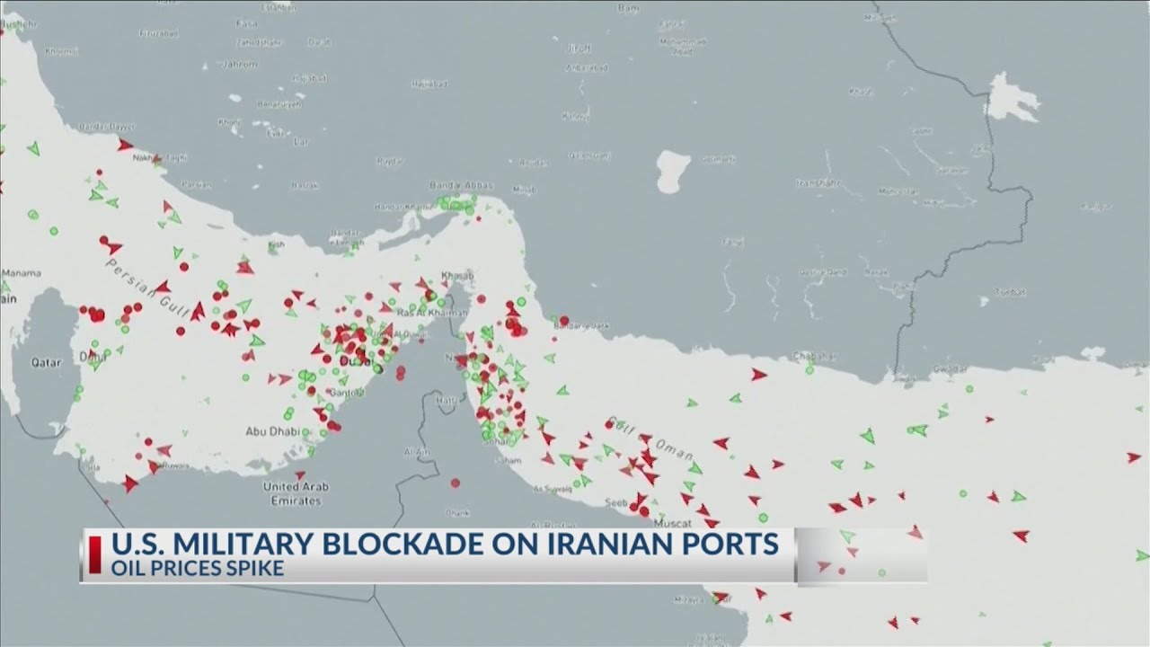 US blockade of Iranian ports leads to spike in oil prices