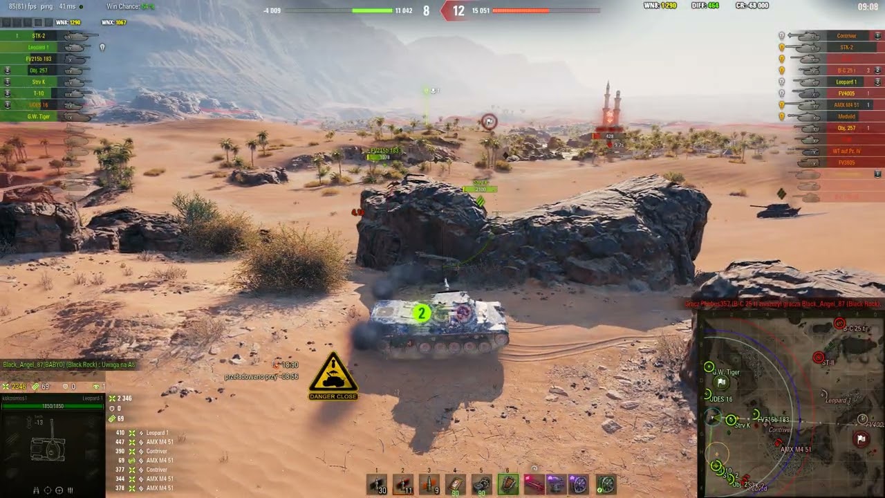 World of Tanks Leopard 1, 6 kill, 7 k dmg
