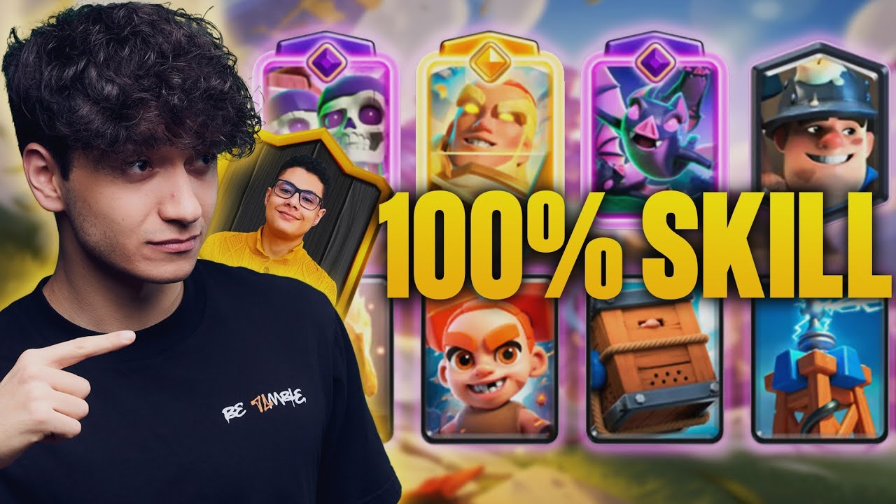 1 ORA di SCALATA CON IL DECK PI&Ugrave; SKILLATO del META! - Clash Royale ITA