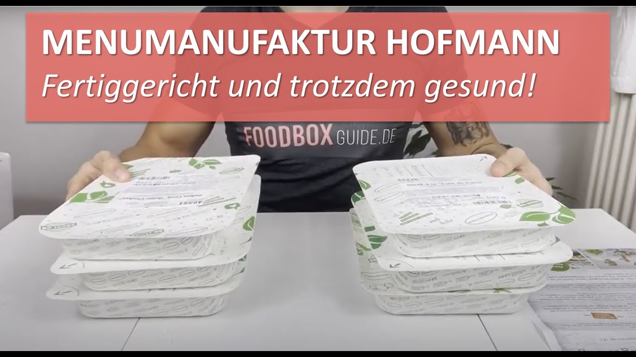 Menu Manufaktur Hofmann Fertiggerichte-Box | Unboxing, Test & Erfahrungsbericht | FoodboxGuide.de