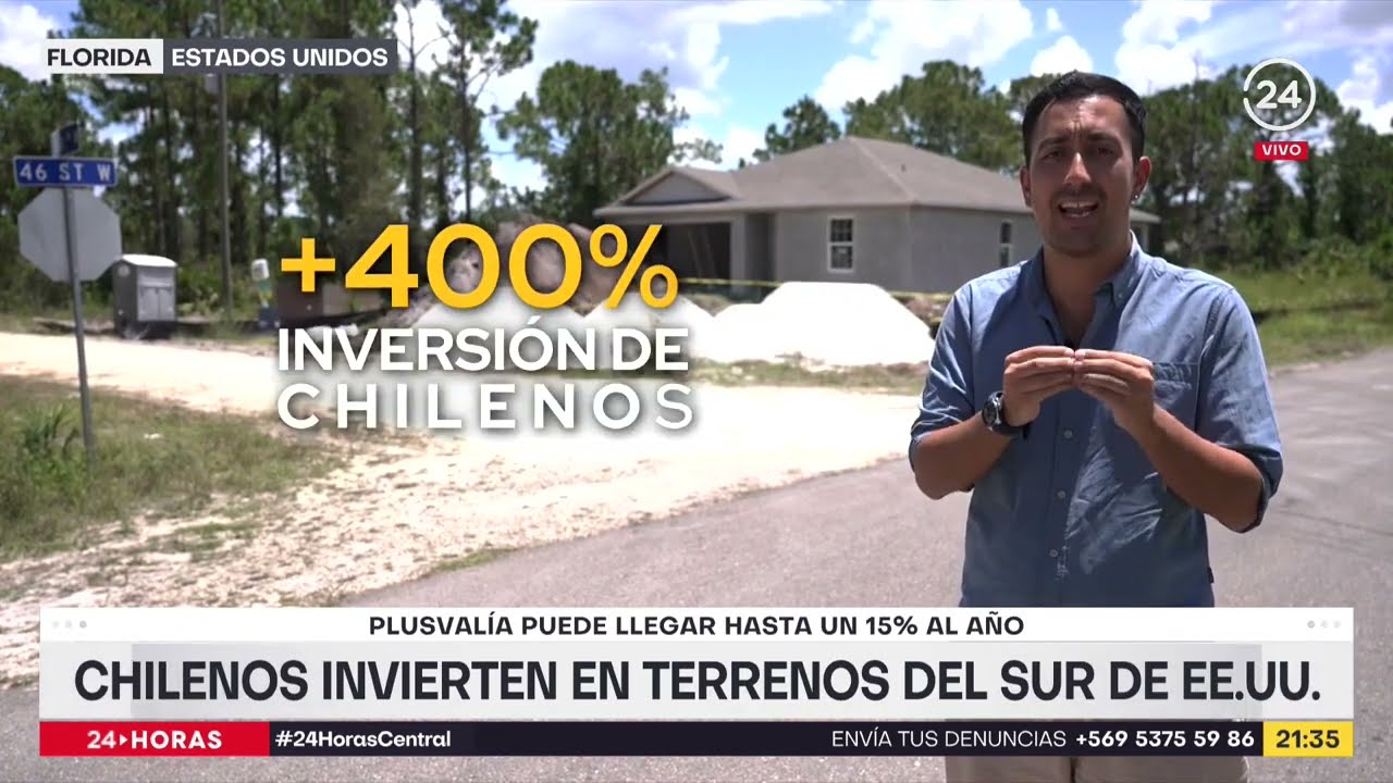 Chilenos invierten en terrenos del sur de EE.UU.