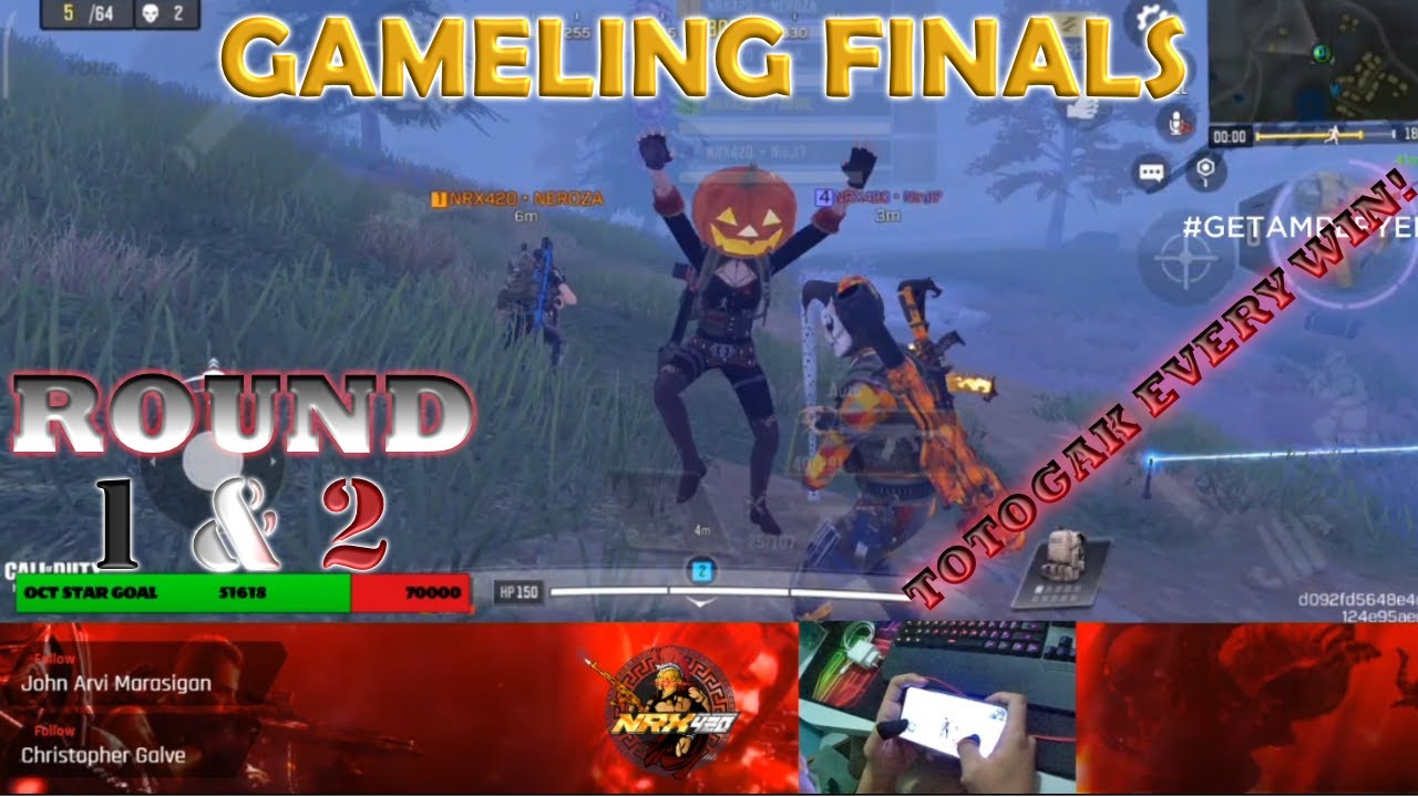 NEROZA KS | TOTOGAK EVERY WIN | GAMELING FINALS | ROUND1 & 2 | NRX 420 | CODM GARENA