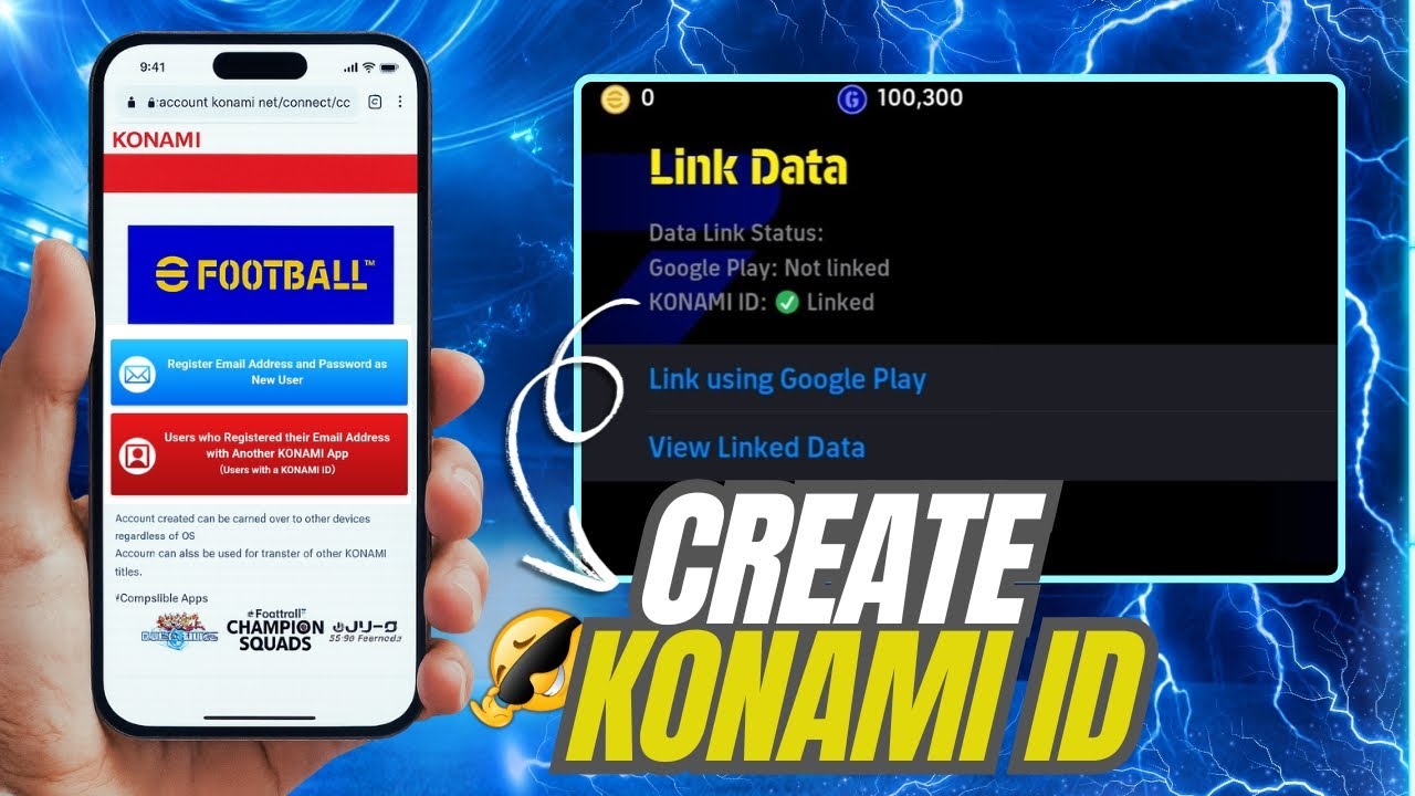 How To Create/Register Konami ID/Acount Efootball Mobile 🔥 Link Konamin ID 🔥 Kivabe konami iD khulbo