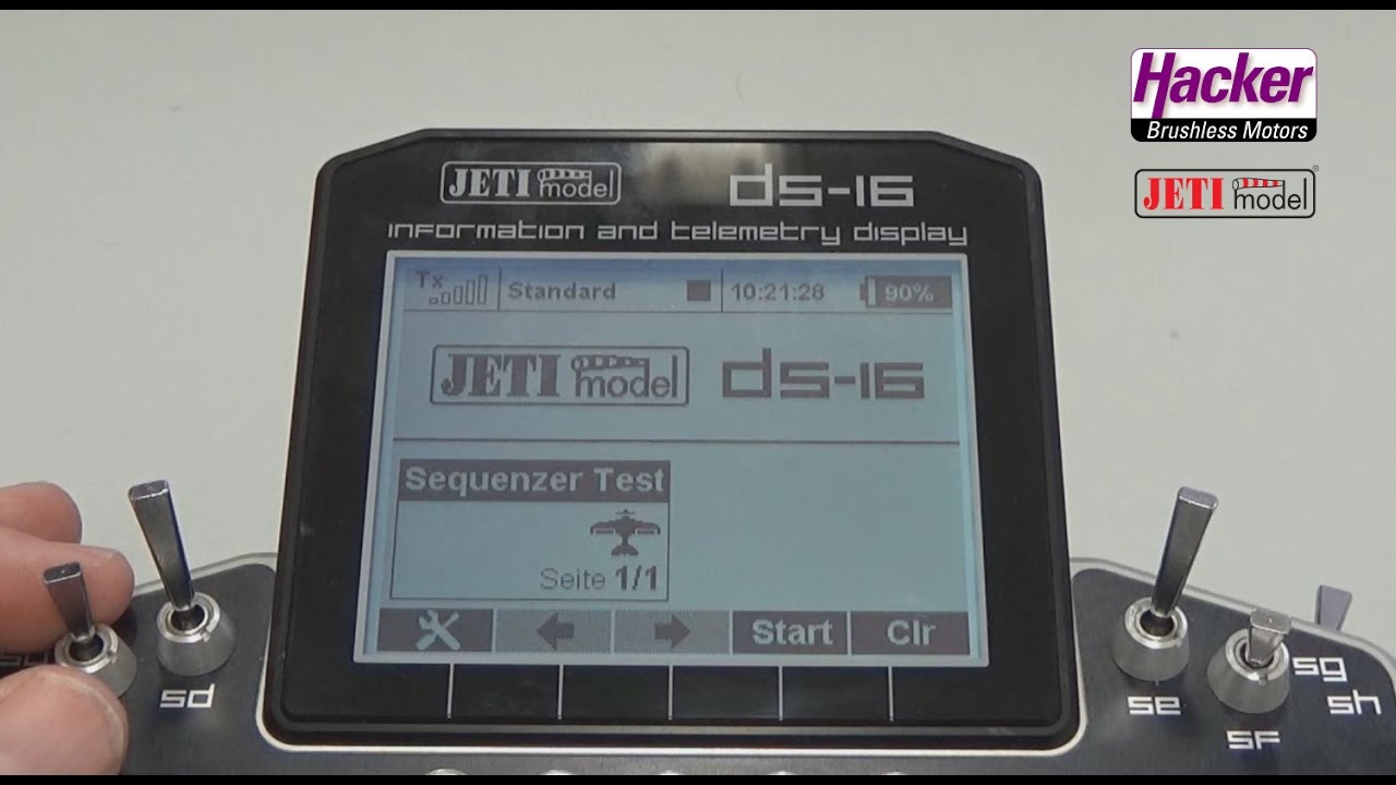 JETI Duplex Sequenzer im Sender