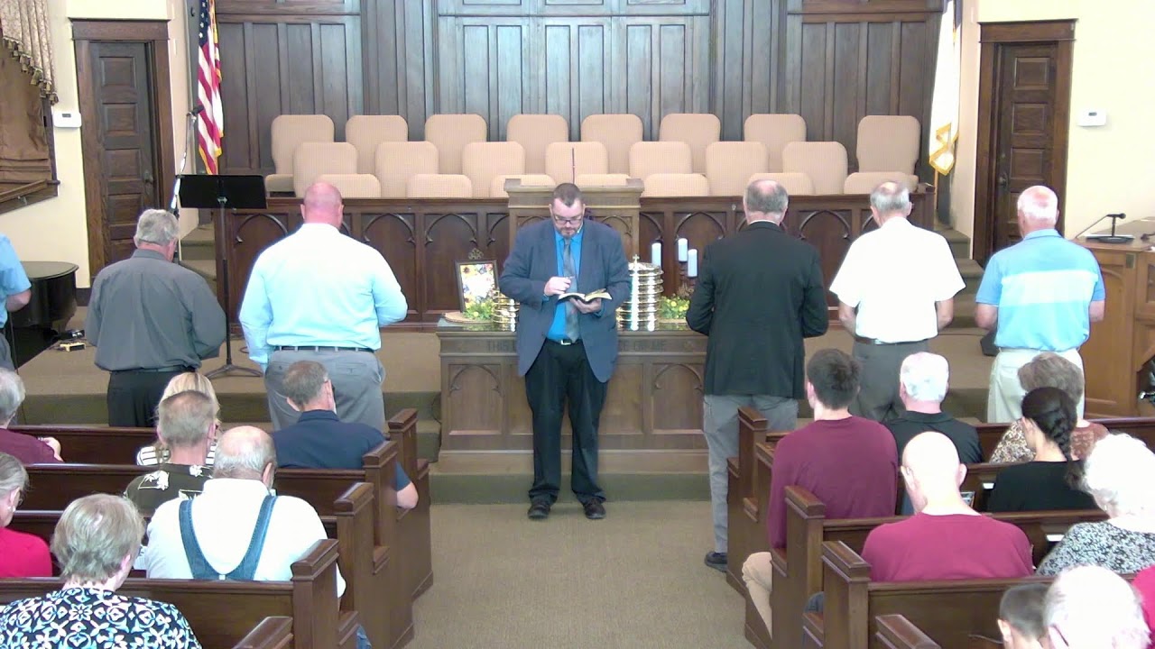 Morning Worship at FBC Moberly.