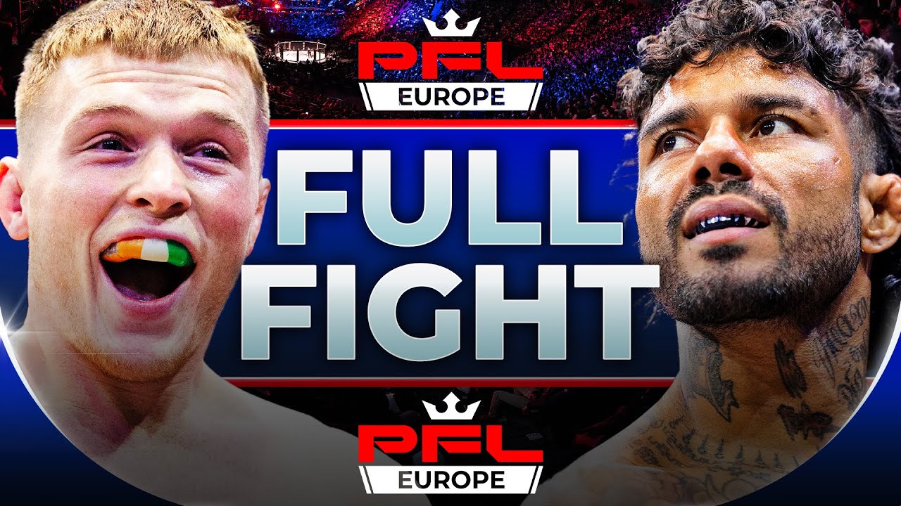 The Crowd Goes CRAZY! 😳 | Paul Hughes v Bruno Miranda | Full Fight | PFL Europe 1 2025