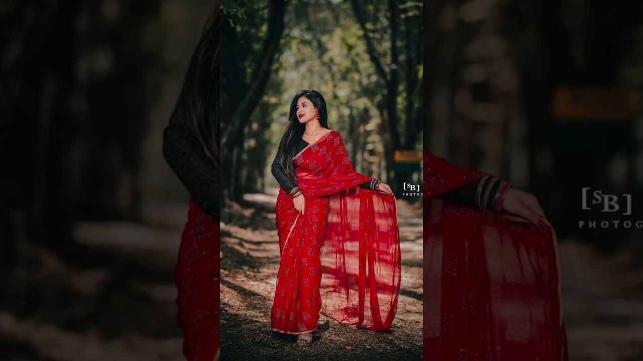 Elegant Saree Pose ❤️ | How to Pose better in Saree 😍 #shorts #sareelove #poseideas #viralshort