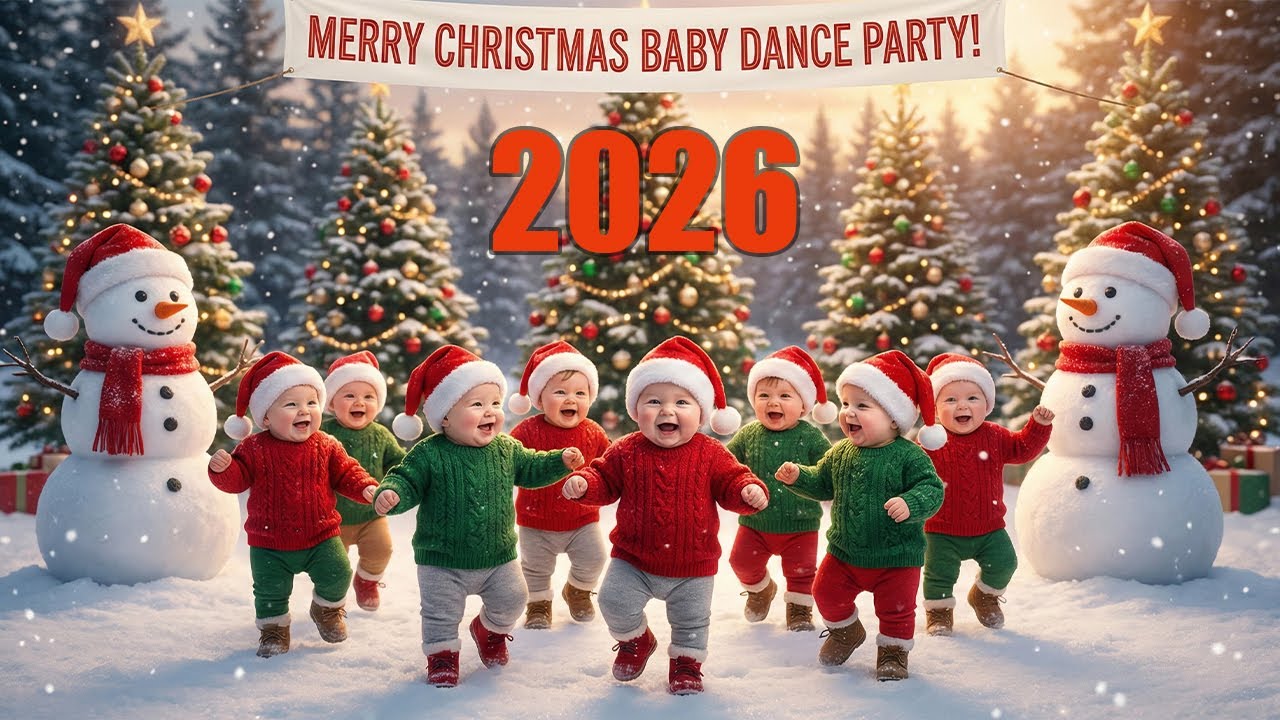 Baby Dance Christmas Song 2026 | Jingle Bells & Holiday Cheer | Smile Songs