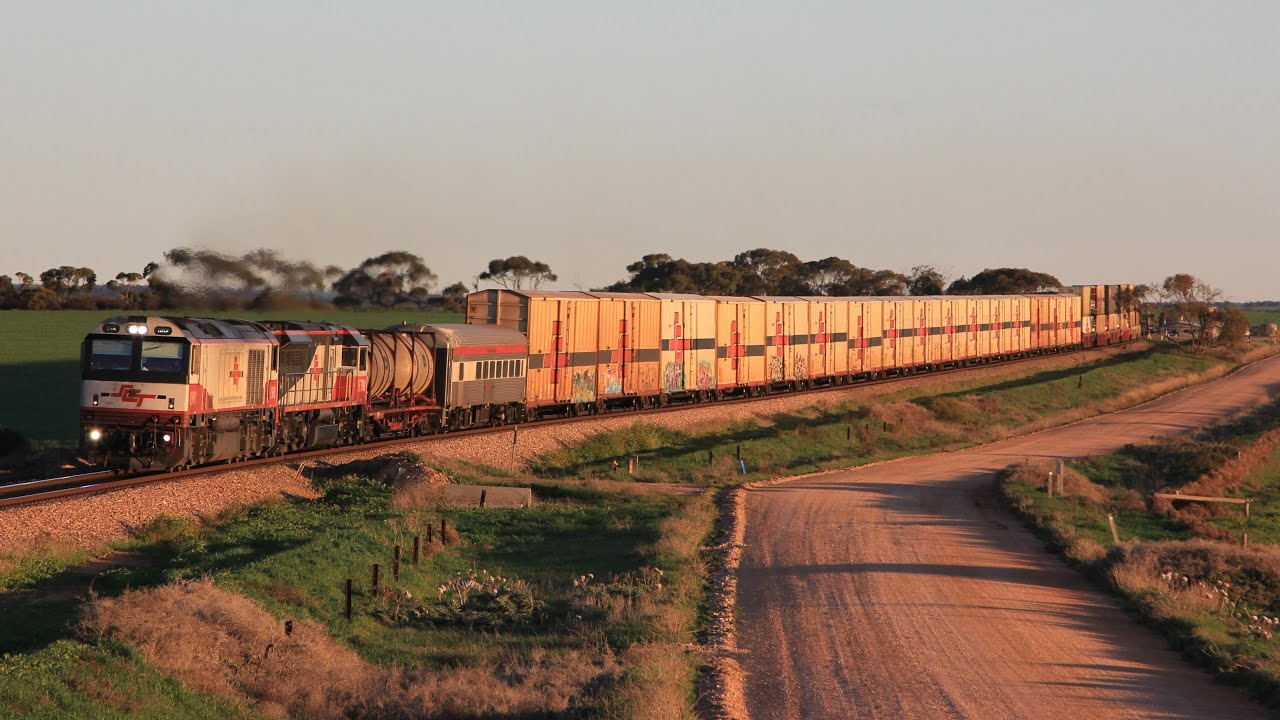 Australian Freight Trains - Mid North of South Australia