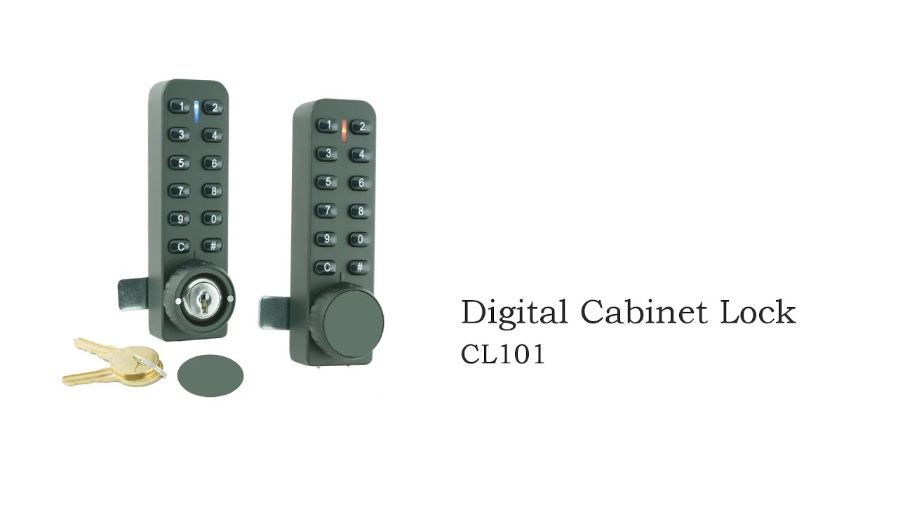 CL101 Digital Programmable Cabinet Lock