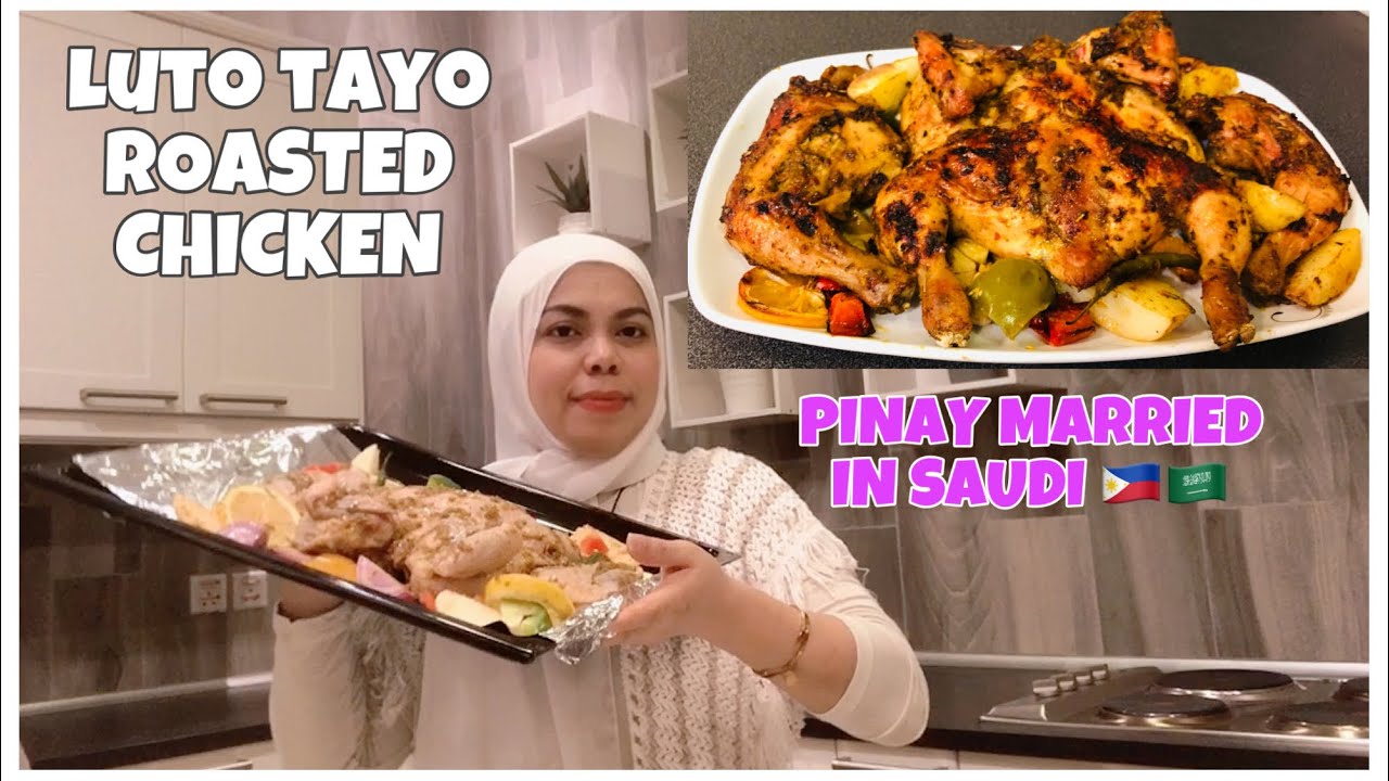 PINAY ARAB | HOW I BAKE ROASTED CHICKEN IN THE OVEN | SIMPLE RECIPE