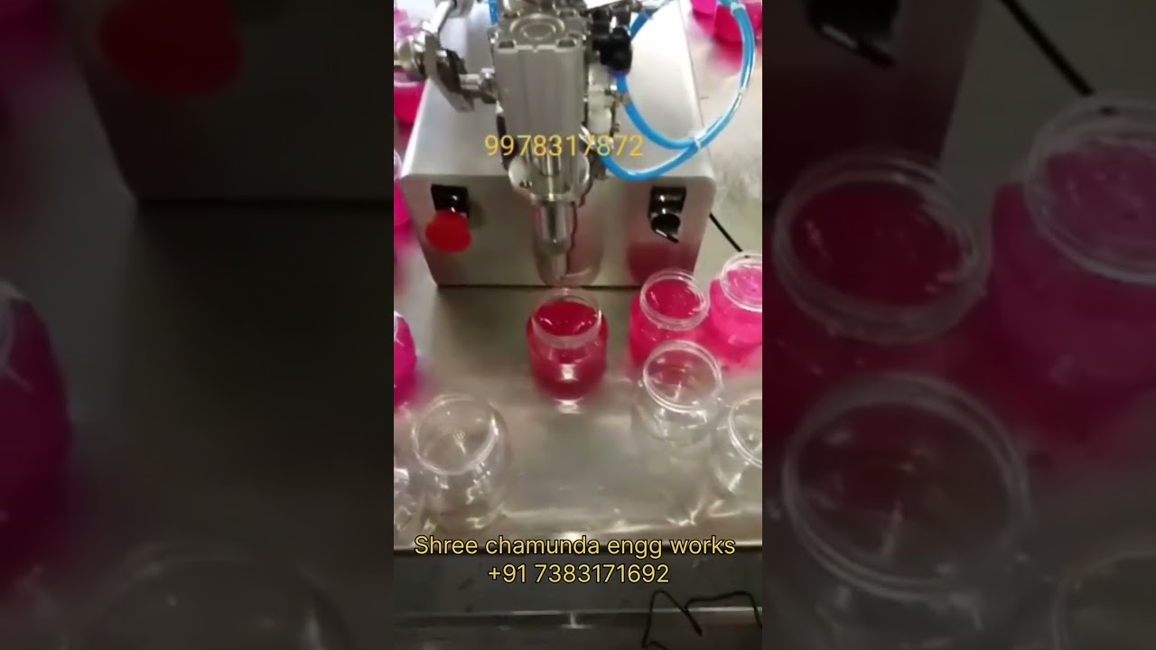 Semi-Automatic Paste filling machine || Cream filling machine || +91 7383171692