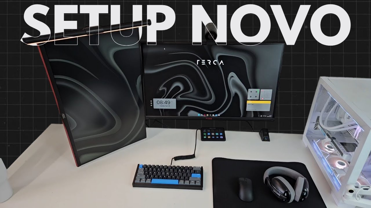 Joguei Fora meu Setup Branco e Montei um Preto