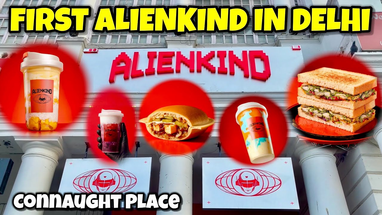 Alienkind now in Delhi. First Impression. Connaught Place. Bangluru’s Viral Cafe