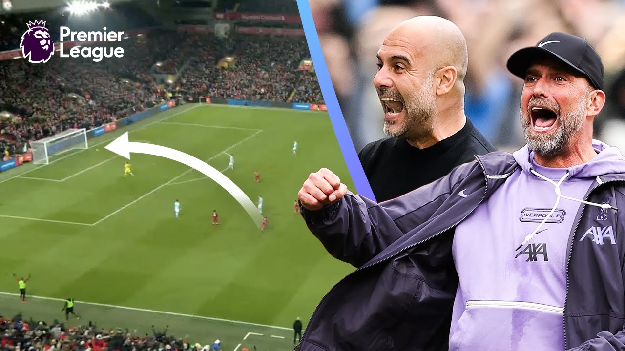 Jurgen Klopp & Pep Guardiola REACT to INSANE Liverpool & Man City goals