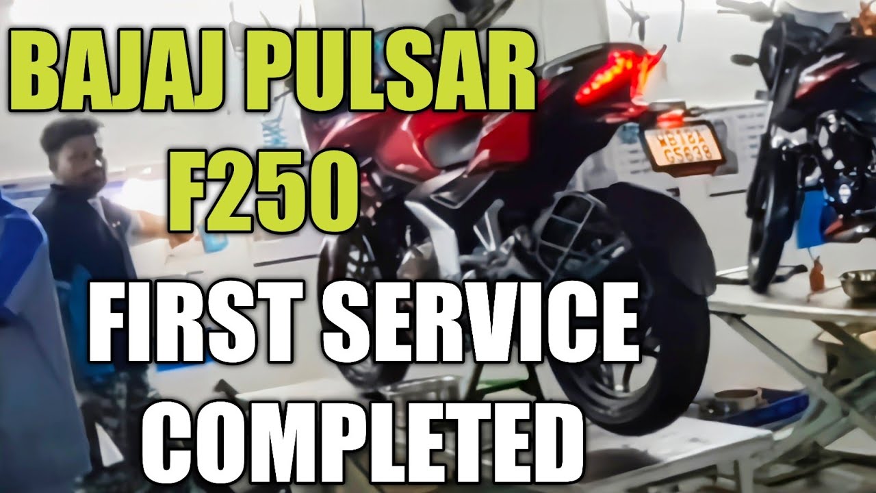 Bajaj Pulsar F250 first service cost and details।