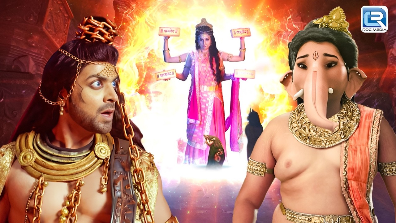 माता सरस्वती के रूद्र अवतार से भयग्रस्त हो गया दुर्गमासूर | Vighnaharta Ganesh | Latest Full Episode