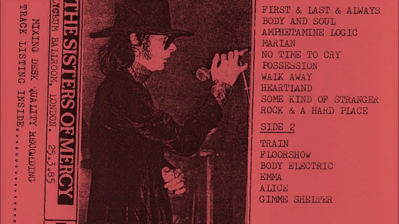 The Sisters Of Mercy   Lyceum Ballroom London 25 March 1985
