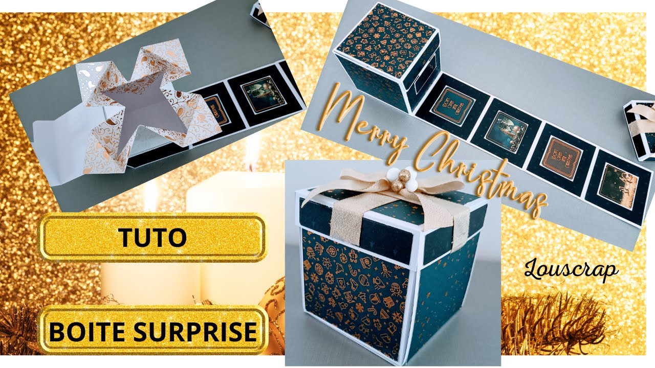 Vous l'attendiez 😊😊 TUTO boîte surprise #scrapbook #scrapbooking