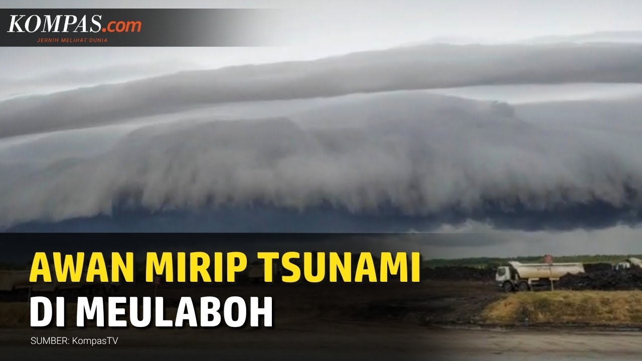 Muncul Awan Mirip Tsunami di Aceh, Pertanda Bencana?