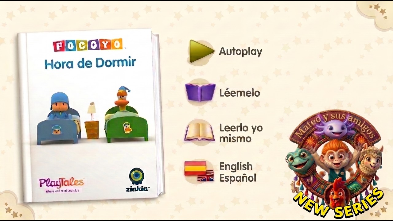 Pocoyo Hora de Dormir (Bedtime) - Reading stories is FUN